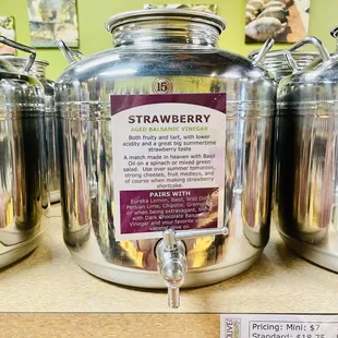 a variety of stainless steel containers