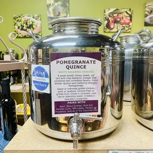 a display of pots and pans