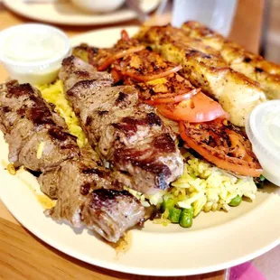 a plate of food