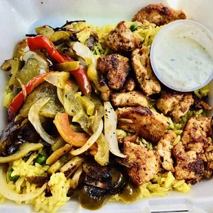 Olive Tree Mediterranean Grille -- chicken schwarma