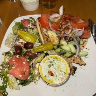 Chicken Souvlaki Platter