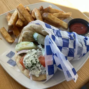 Greek Gyro Sandwich