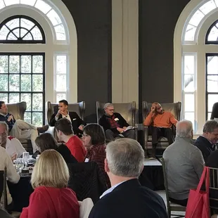 2017 UofL Alumni's Bracketology event -- speaking panel included Denny Crum, Darrell Griffith and Luke Hancock!
