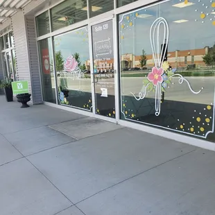 the outside of the building