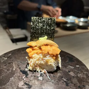 King crab uni