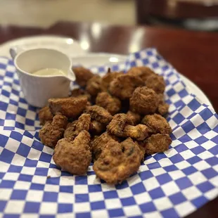 Fried mushrooms were delicious!