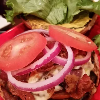 Portabella Mushroom Cap Burger