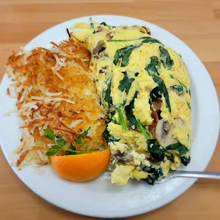 Bacon Spinach Omelet