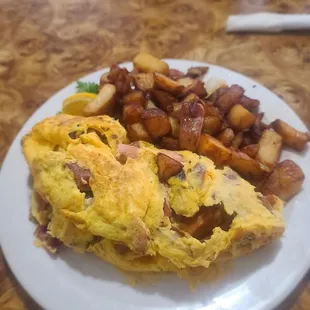 a plate of food