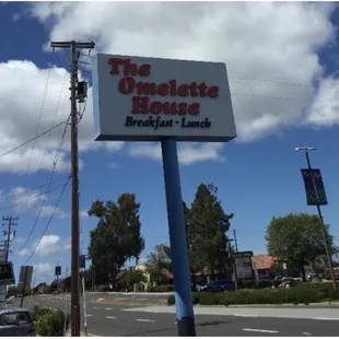Sign in front of restaurant