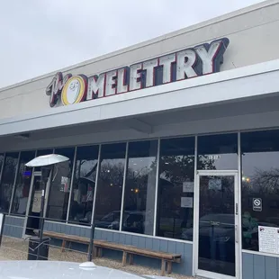 Austin&apos;s awesome breakfast spot in a little shopping center.