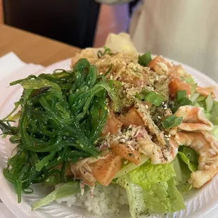 Poke Sushi Bowl. March 2024.