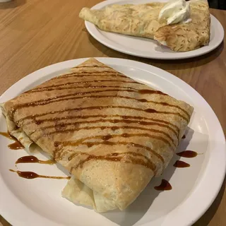 Ham and Avocado Crepe