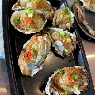 Grilled Garlic Oyster