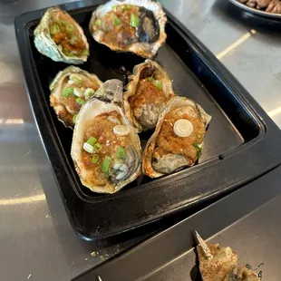 Grilled Garlic Oyster