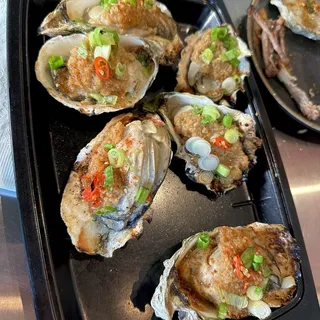 Grilled Garlic Oyster