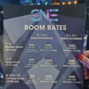 Room rates