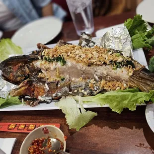 Whole catfish