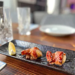 Scallops yakitori