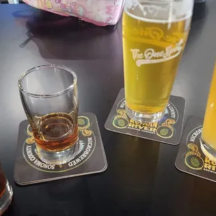 Espresso Martini, Twisted Tea, One Spot, and Endless Cloud Escape.
