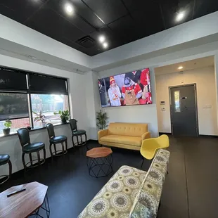 Back area with 98&quot; TV!