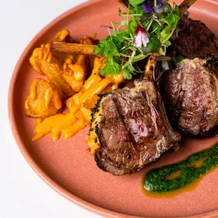 IG - @kenty_eats | herb crusted lamb chops