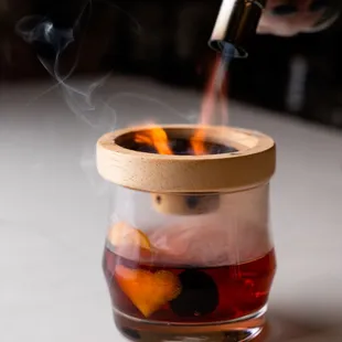 IG - @kenty_eats | smoked old fashioned