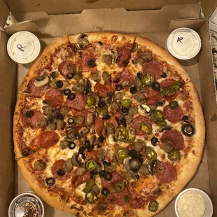 The Italian but jalepenos instead of garlic