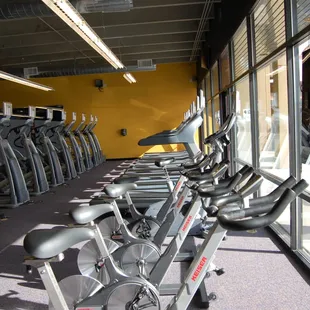 Precor Cardio...All with personal TVs