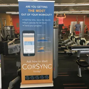 We offer CorSync heart rate monitoring in our free classes!