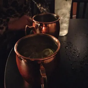 Best Moscow mules ever! Heavy on the ginger
