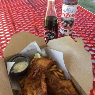 Chunky fish n chips on Fridays!