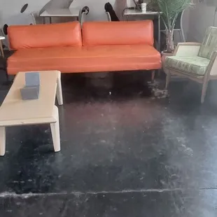 Orange Couch in The Orange Couch