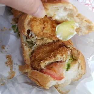 Shrimp po boy