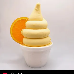 Signature Orange Ice Cream