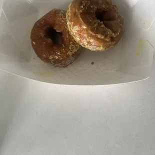 Pumpkin donuts
