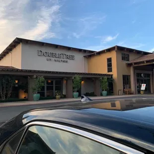 The restaurant is inside the hotel