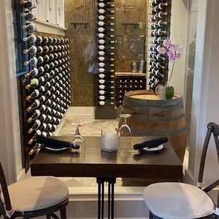 a wine cellar
