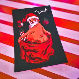 You get a cute postcard