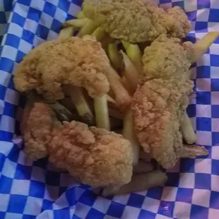 Chicken strip basket