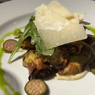 Crispy fried artichoke