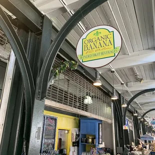 the interior of a grocery store