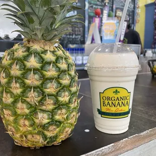 Funky Monkey - made with Irish cream, rum, and fresh bananas