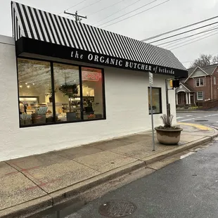 the outside of the building