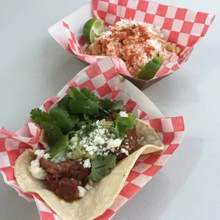 The Drunken Taco and Mexican Street Corn