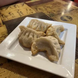 4 Piece Fried Pork Dumplings