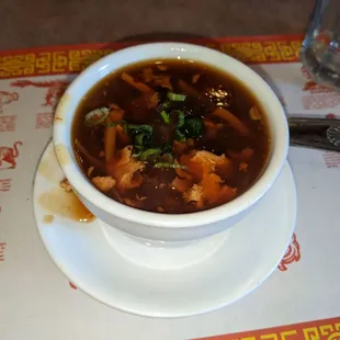 Hot and sour soup, my fave!