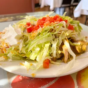 Chili Verde Tostada