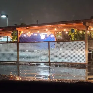 Outdoor Patio in the Parking Lot   01-15-2023