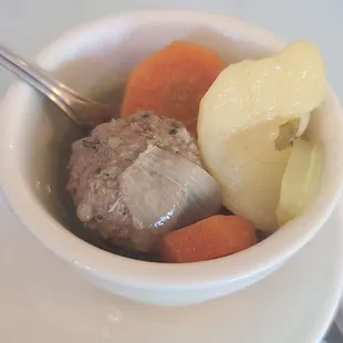 Cup of Albondigas Soup  04-29-2024